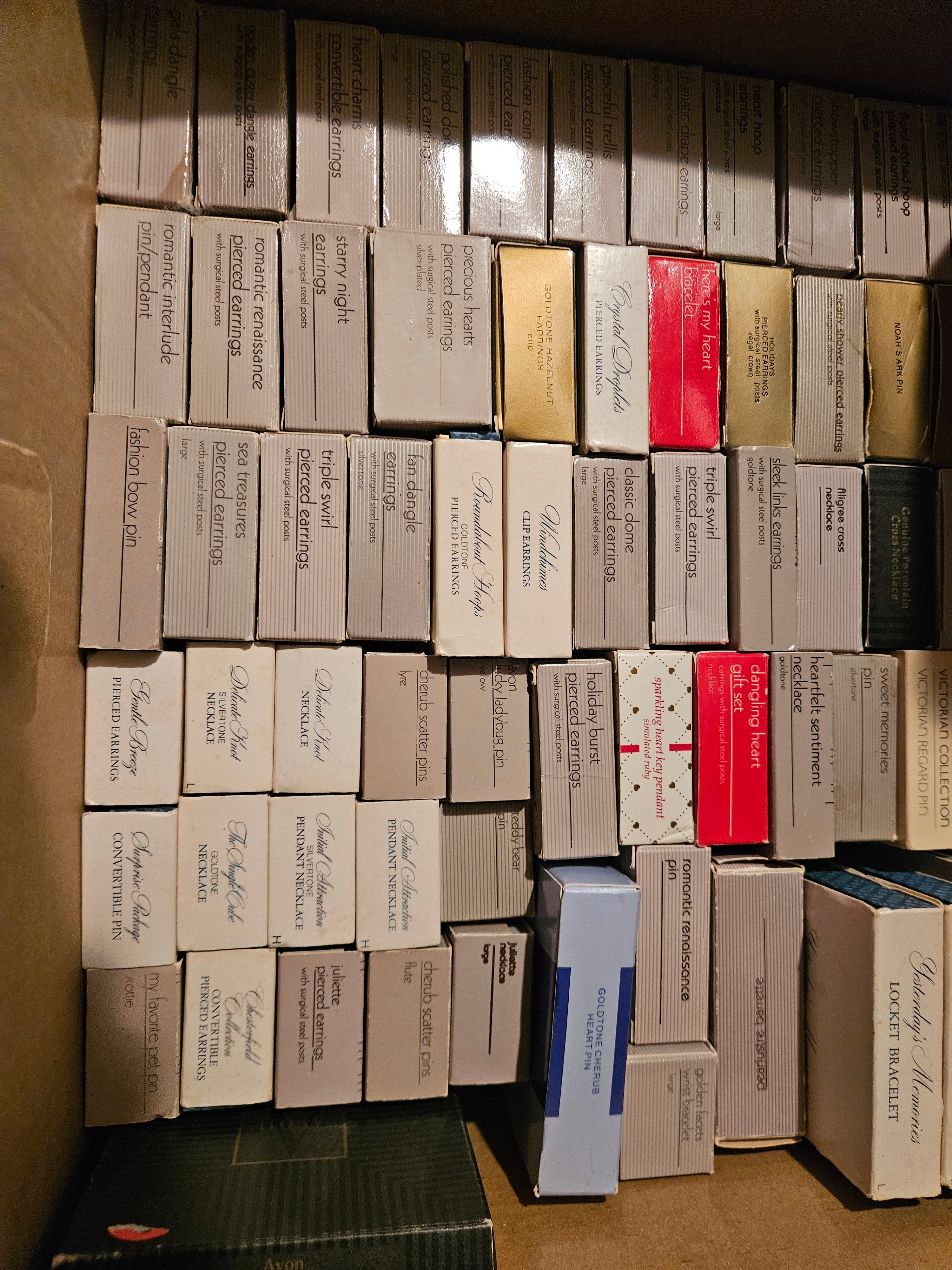 Mystery Assortment of 10 items of Vintage New Avon Jewelry